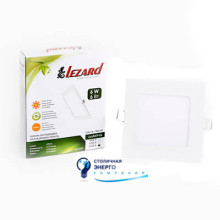 Панель светодиодная квадратная, 6W 6400K, 470lm