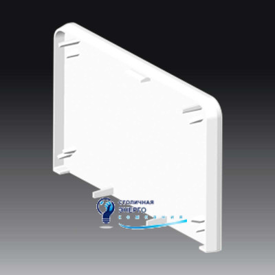 Заглушка для короба PK 90x55 D, белый, 8401_HB