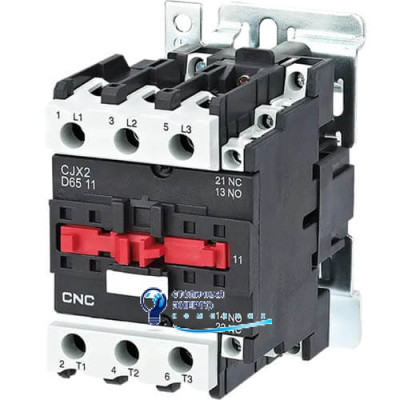 Контактор електромагнітний CNC CJX2-6511 30kW, NO+NC 380V, 65А