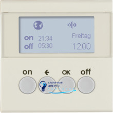 Таймер для вставки вимикача KNX-quicklink S.1 білий