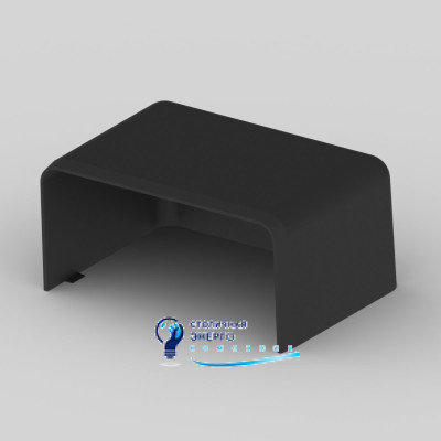 Заглушка кабельного канала EKD 80x40 Kopos  8501_FB ПВХ черный