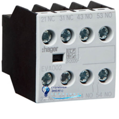 Дополнительный контакт 2НО+2НЗ для EV007-10…EV038-10, EVN022…EVN045, EVL014…EVL027