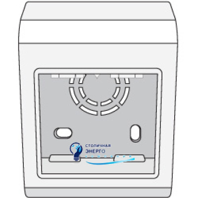 Коробка монтажная PDB под 2 модуля "Brava"