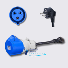 Переходник 32A-16A Besen CCE32 на вилку 16А для домашней электросети BS-CHC007