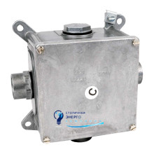 Коробка распределительная 107х50мм с крышкой и клеммником, 7121 C_M25