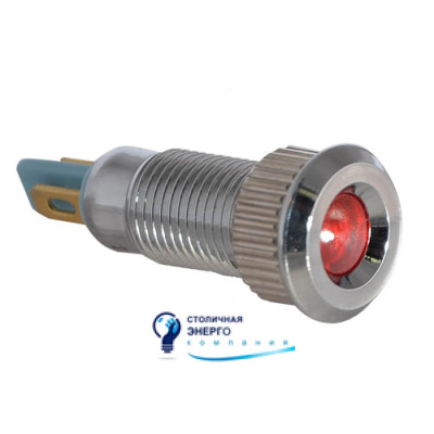Сигнальная арматура TY08F красная 220V AC
