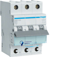 Автоматический выключатель QC 3P 6kA B-25A 3M
