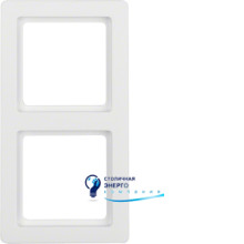 Рамка 2Х полярная белизна, Q.1