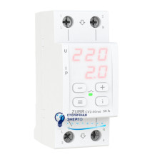 Реле напряжения с контролем тока ZUBR CV2-50 red