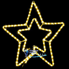 Гирлянда внешняя DELUX MOTIF Star 54 см белый IP44 EN