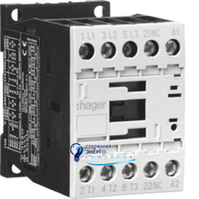 Контактор корпусний 3P+1НЗ, 230V-АС, 15.5А AC-3