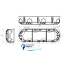 Коробка приборная тройная 209х68х40 мм Kopos KPL 64-40/3LD_NA