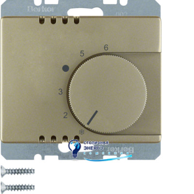 Регулятор температури приміщення, 250V, бронзовий лак, ARSYS
