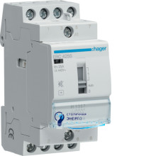 Контактор безшумний з ручним керуванням, 25A, 4НВ, 230V