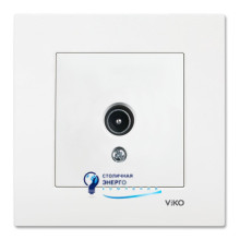 Розетка VIKO TV (телевиз. 0 потерь) KARRE 90960049 Белый