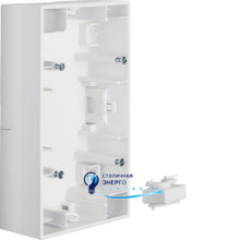 Коробка наруж/уст. 2Х полярная белизна, вертикальная, K.1