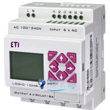 Контроллер (ПЛК) LOGIC-10HR-A_100-240V AC_6I/4O-Rele