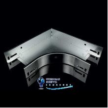 Поворот горизонтальный 90° ширина 250мм, NO 90X100X250_F