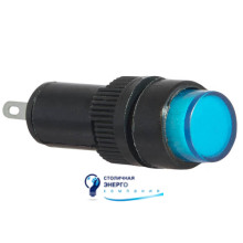 Сигнальная арматура AD22E-10DS синяя 24V АC/DC