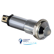 Сигнальная арматура AD22B-8 белая 220V AC