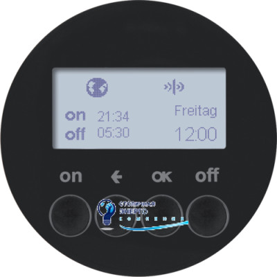 Таймер для вставки вимикача KNX-quicklink R.1/R.3 чорний