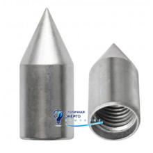 Наконечник глубинного заземлителя резьбовой, сталь, Ø14,2мм