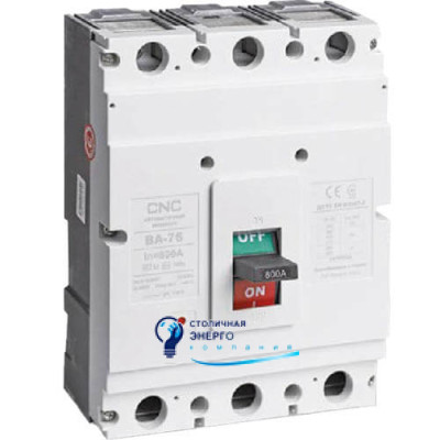 Автоматичний вимикач CNC ВА-76 800А 3Р 380V, 60kA