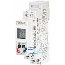 Реле времени CRD-18 цифровое многофункциональное (24-240V AC/DC, 1x8A AC1)