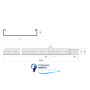 Лоток перфорированный L3000мм, KZI 35X150X0.75_S