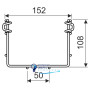 Лоток кабельний дротяний 110x150x3000 Kopos DZI 110X150_VEZ