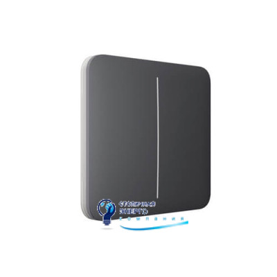 Вимикач Ajax LightSwitch 2-клавішний Graphite