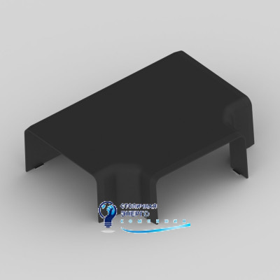 Тройник для кабельного канала EKD 80x40 Kopos  8504_FB ПВХ черный