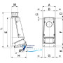 Розетка наружной установки IP67 63A 3p+E+N 400V, DIS5156357, ДКС