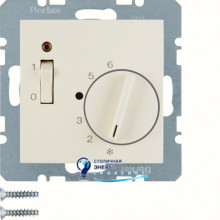 Регулятор температури приміщення, 250V, білий S.1