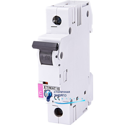 Автоматичний вимикач ETIMAT 10 1p D 1,6А (10 kA)