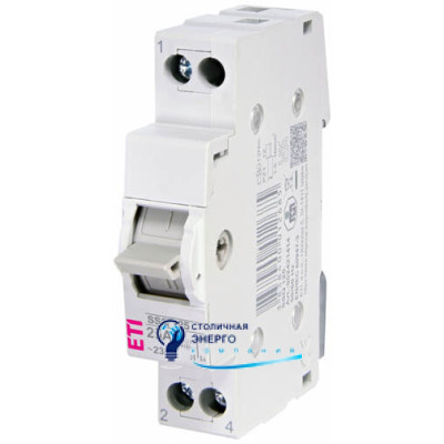 Переключатель нагрузки SSQ 125 "1-0-2", 1P 25A
