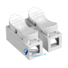 Клемма 2-х полюсная 1.5мм² WIRE SPRING-2/1.5