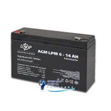 Аккумулятор AGM LPM 6V - 14 Ah