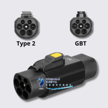 Переходник Type 2 - Type GBT Olink 7,4 кВт с фиксатором