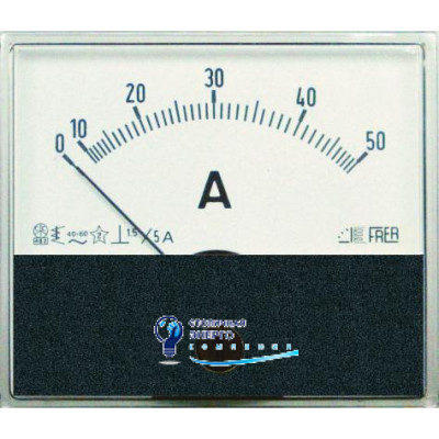 Амперметр AC 90˚ 10A 71x61 мм, ∅55 прямого включения