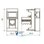 Розетка компьютерная 1xRJ45 Cat.5e 1 MOD белый DKC 45975SBR