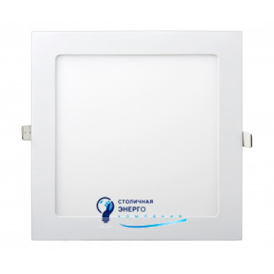 Панель светодиодная квадратная, 18W 6400K, 1440lm