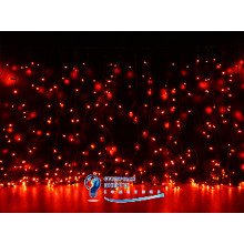 Гірлянда вулична світлодіодна «Штора» Lumion Curtain, 456 led, зовнішня, червоний