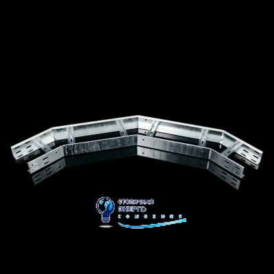 Поворот горизонтальный ширина 300мм, KLOBH 85X300_S