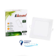 Панель светодиодная квадратная, 9W 6400K, 710lm