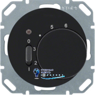 Регулятор температури приміщення, 10А/250V, чорний, R.x