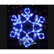 Светодиодное украшение Мотив Снежинка Lumion 49,5х42 см наружный цвет синий