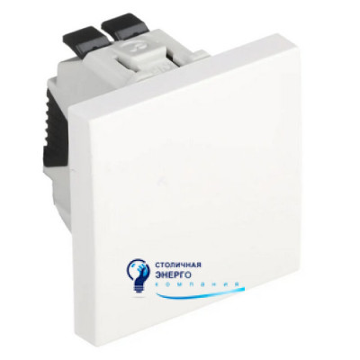 Выключатель 1-кл 10А 250V 2 MOD белый DKC 45011SBR