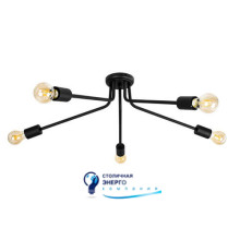 Светильник потолочный (люстра) Attic L-5 C400 Black