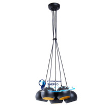 Светильник подвесной (люстра) Bowl С150-5 Black/Gold